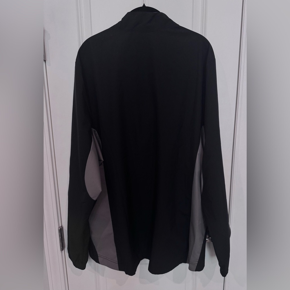 Harley-Davidson Performance Half Zip Windbreaker Jacket Black Gray Men’s L - Picture 3 of 12